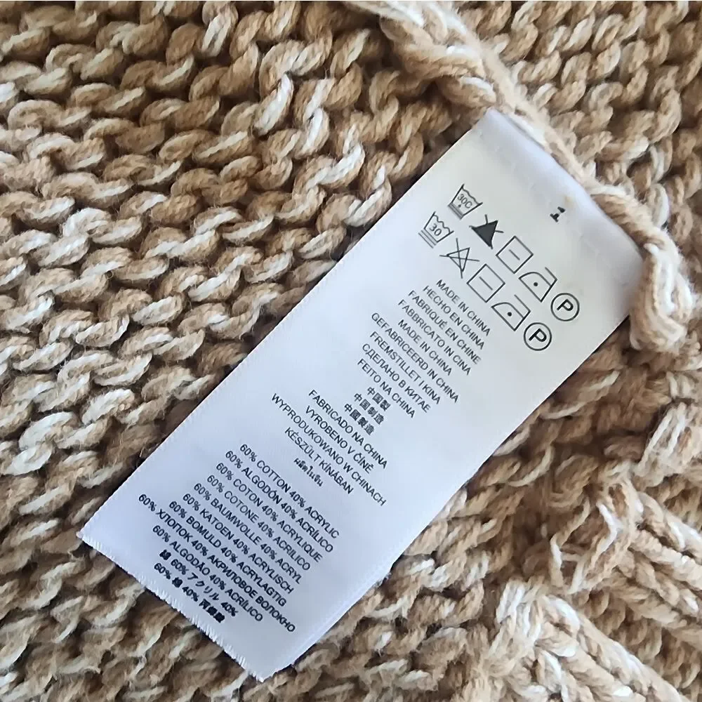 Michael Kors sweater cape poncho cotton blend no size tag small/medium